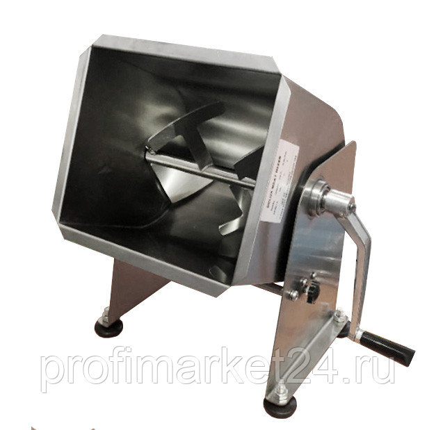 Фаршемешалка ручная 30 л c откидным бункером и 1 осью подкл. к приводу ...