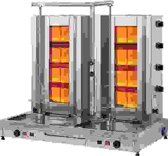 Газовый гриль для шаурмы OZTI 44GUD-W