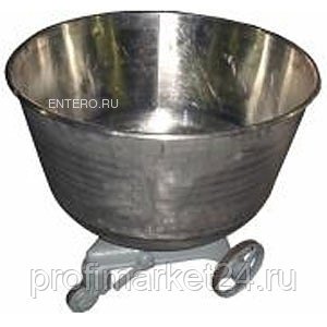 Дежа из нержавеющей стали с тележкой ПЕНЗМАШ для ТММ-140