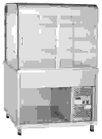 Прилавок-витрина холодильная Abat ПВВ(Н)-70КМ-С-НШ