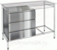 Комплект ящиков для открытых столов HICOLD НКЯ-3/7