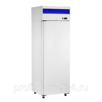 Шкаф холодильный ШХс-0,7 краш. (740х820х2050) t 0...+5°С, верх.агрегат, авт.оттайка, мех.замок, ванна выпарива