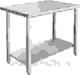 Стол производственный Abat СПРО-6-4 каркас из нерж. стали, с полкой