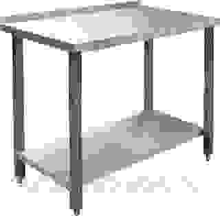 Стол производственный Abat СПРП-7-1 каркас из нерж. стали, с полкой