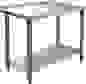 Стол производственный Abat СПРП-7-1 каркас из нерж. стали, с полкой