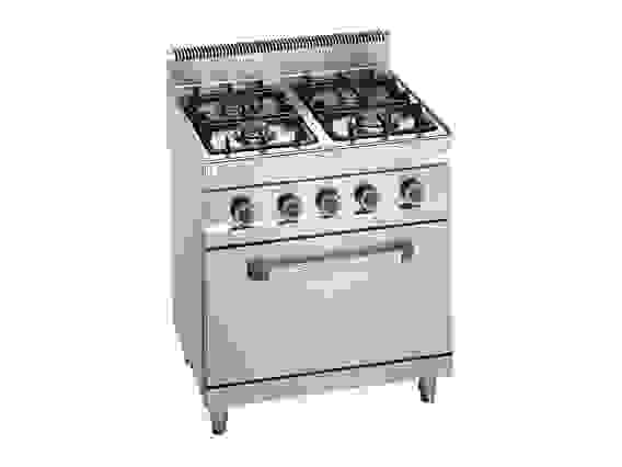 Плита газовая Berto's G7F4+FE