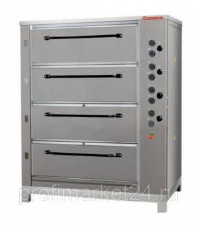 Печь хлебопекарная Восход ХПЭ-750/4 (нерж., в обреш., В709)