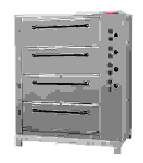 Печь хлебопекарная Восход ХПЭ-750/4 (нерж., в обреш., В709)