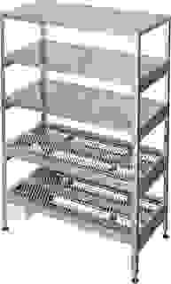 Стеллаж кухонный Марихолодмаш СУ-5-0,3/1,2/2,0 нерж. сталь