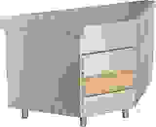 Модуль поворотный ATESY Ривьера (внешний, б/н)