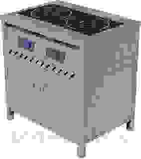 Плита индукционная ЦМИ ПИ-2 (820х600х870 мм) закрытая, распашные двери