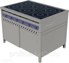 Плита индукционная ЦМИ ПИ-6 закрытая, двери-купе