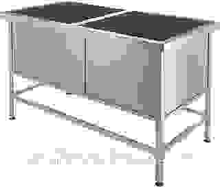 Ванна моечная Cryspi ВМН Э 2 (L=1050, S=530, H=870, G=300)