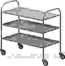 Тележка сервировочная Cryspi ТС Э с 3 полками