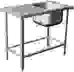 Ванна моечная Cryspi ВМЦ S 1Л (L=1200,S=600,Н=870,G=300), ёмкость (400х400х300)