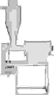 Мукопросеиватель СЭМЗ Ш2-ХМВ-03 с циклоном на раме