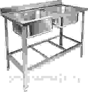 Ванна моечная KAYMAN К-ВМЦО-2/1400/700