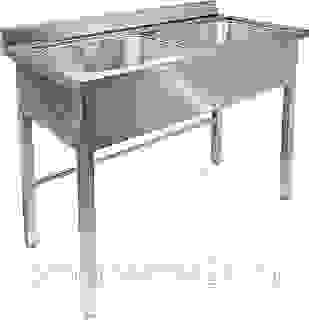 Ванна моечная KAYMAN К-ВМЦН-2/1200/600