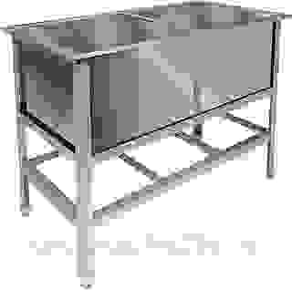 Ванна моечная KAYMAN К-ВМО-2/1540/800