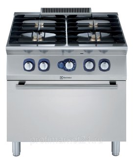 Плита газовая Electrolux Professional E7GCGH4CG0 (371002)