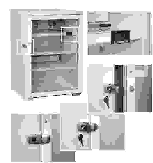 Шкаф холодильный Бирюса 154EKSN/Е + замок, термометр