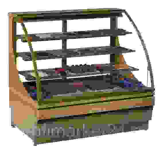 Витрина холодильная Norpe SAGA-EA-45-M дуб