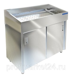 Стол для выкладки соков на льду Техно-ТТ СП-534/900/КОЛЕСА