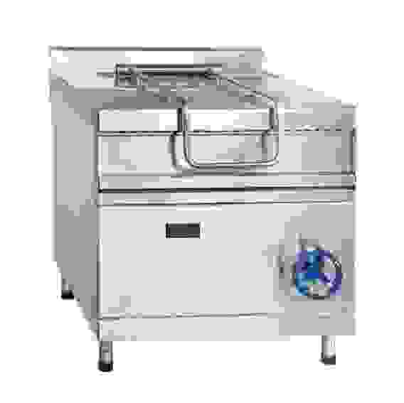 Газовая сковорода ГСК-80-0,27-40 вся нерж (цельнотянутая чаша) (площ-0,27 м2, 40л, опрокид)