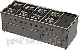 Плита газовая Вулкан ПРГ-IIA-10-1 3ДШ Maxi