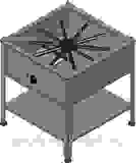 Плита-табурет газовая Вулкан GK1001 8929