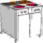 Плита комбинированная Heidebrenner ETK-I-FW 742438