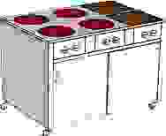 Плита комбинированная Heidebrenner ETK-I-FW 742638