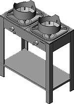 Плита газовая Вулкан KSB02 8175 WOK