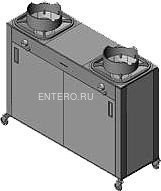 Плита газовая Вулкан KSB02 8797 WOK