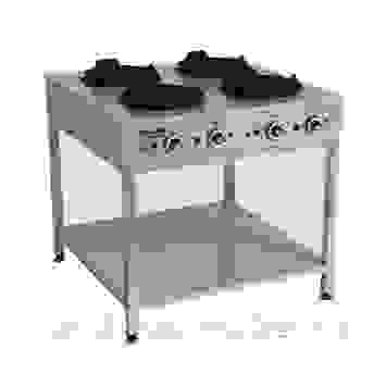 Плита газовая Вулкан KSB04 8158 WOK