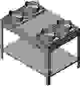 Плита газовая Вулкан KSB04 8158 WOK