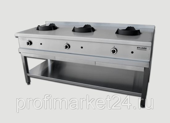 Плита газовая Вулкан KSW 03 8162 WOK