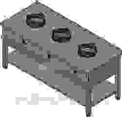 Плита газовая Вулкан KSW 03 8162 WOK