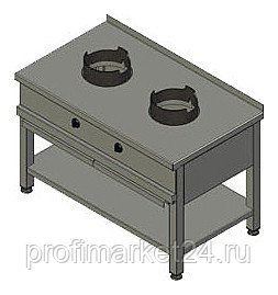 Плита газовая Вулкан KSW 02 8161 WOK
