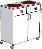 Плита индукционная WOK Heidebrenner ETK-I-W 732218 Плита индукционная WOK Heidebrenner ETK-I-W 732218