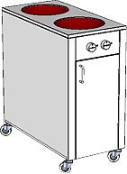 Плита индукционная WOK Heidebrenner ETK-I-W 762228 Плита индукционная WOK Heidebrenner ETK-I-W 762228