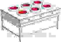 Плита индукционная WOK Heidebrenner ETK-I-W 761629