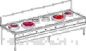 Индукционная WOK станция Heidebrenner ETK-I-W 732457