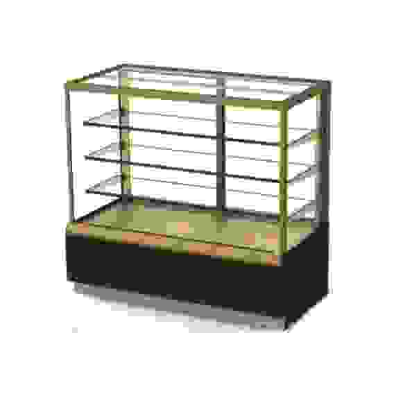 Витрина кондитерская KAYMAN K-ВК-1300 квадро бронза