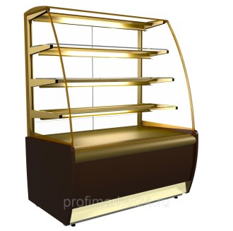 Витрина кондитерская KAYMAN K-ВК-900 бронза