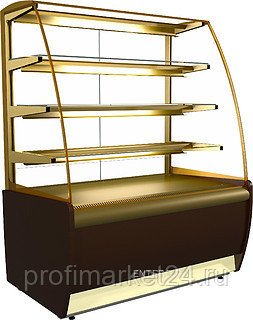 Витрина кондитерская KAYMAN K-ВК-900 бронза