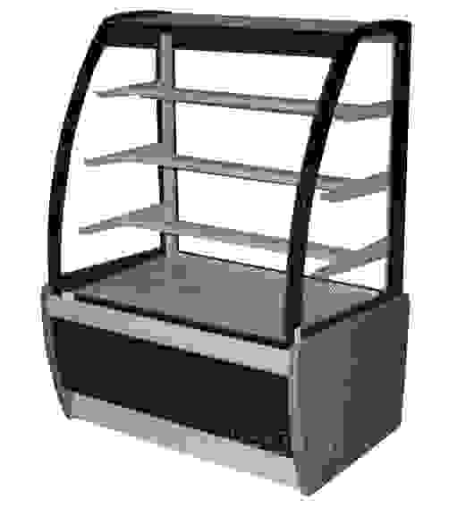 Витрина кондитерская KAYMAN K-ВК-1300 люкс серебро