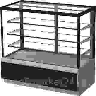 Витрина кондитерская KAYMAN K-ВК-900 люкс квадро серебро