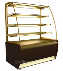 Витрина кондитерская KAYMAN K-ВК-1300 Бронза