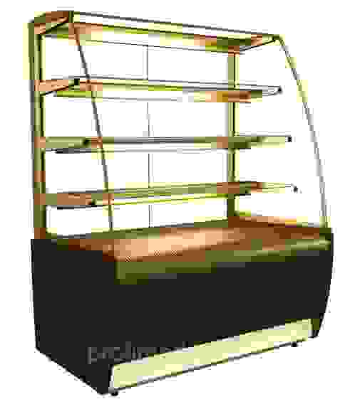 Витрина кондитерская KAYMAN K-ВК-1300 Бронза